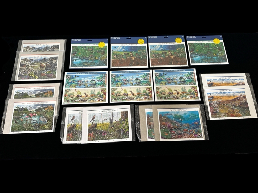 Just Added - US Mint Postage Stamps Featuring Wildlife 17 Sheets [Photo 1]