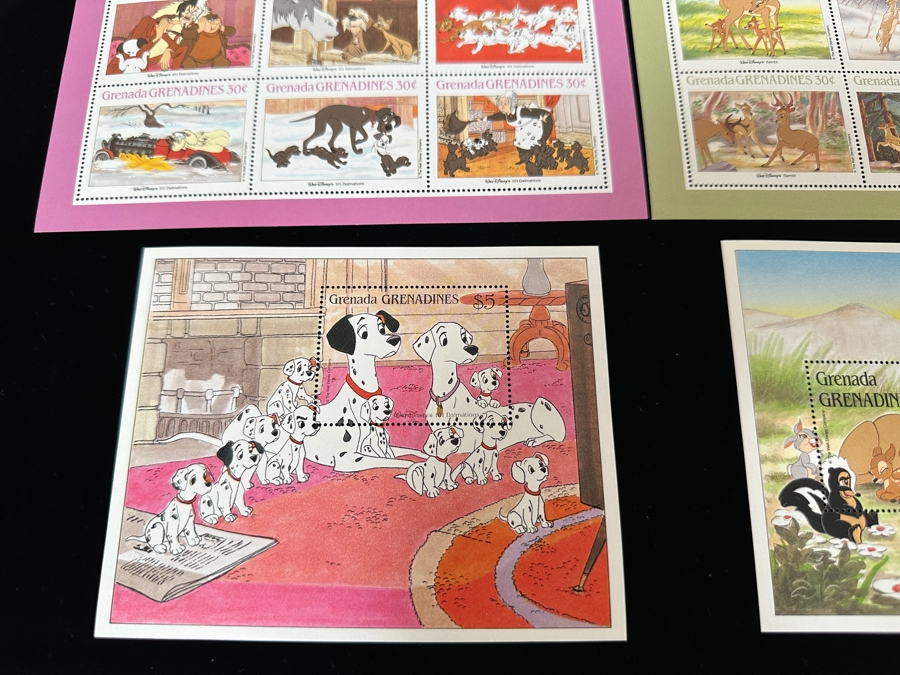 Mint Walt Disney Postage Stamps Disney Characters At Work From St. Vincent, Grenada Grenadines & Guyana [Photo 9]