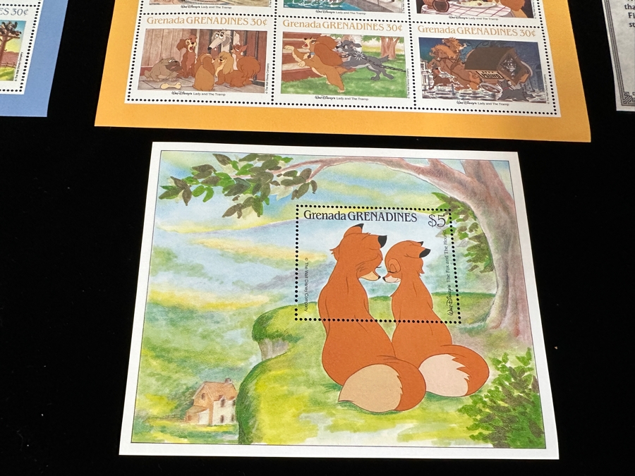 Mint Walt Disney Postage Stamps Disney Characters At Work From St. Vincent, Grenada Grenadines & Guyana [Photo 14]