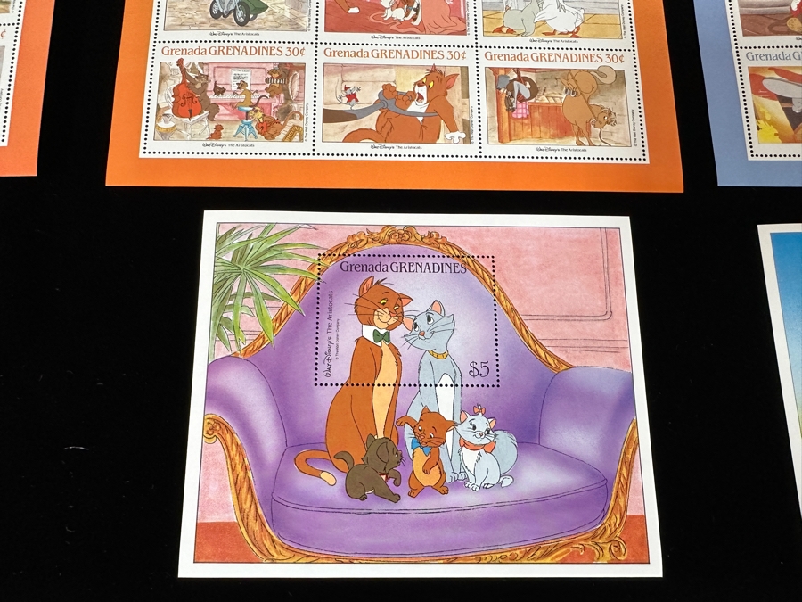 Mint Walt Disney Postage Stamps Disney Characters At Work From St. Vincent, Grenada Grenadines & Guyana [Photo 12]