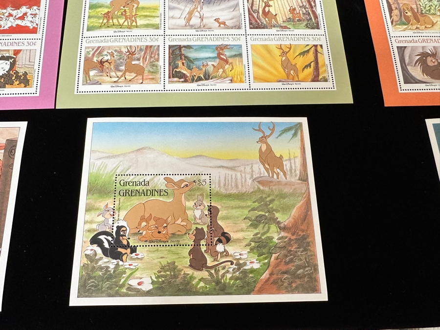 Mint Walt Disney Postage Stamps Disney Characters At Work From St. Vincent, Grenada Grenadines & Guyana [Photo 10]