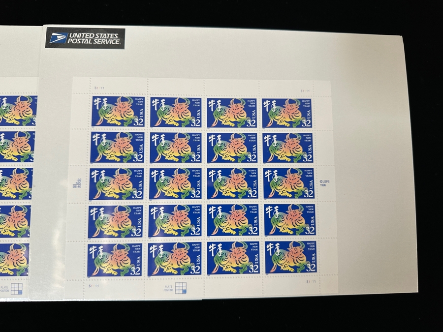 Just Added - United States Mint Postage Stamps Celebrating The Chinese New Year 22 Sheets / 440 Stamps $150+ Postage Value [Photo 20]