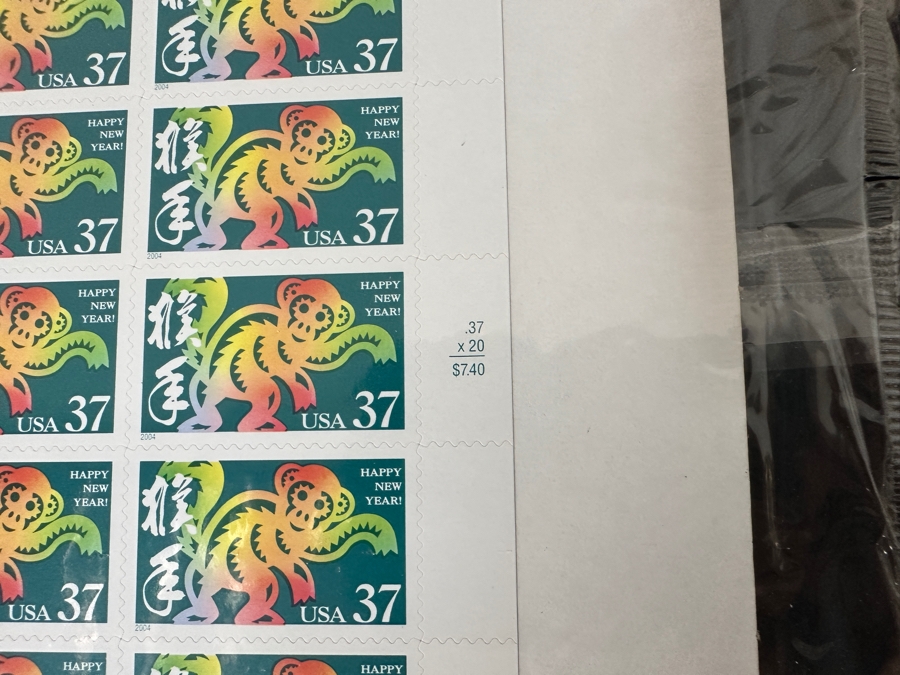 Just Added - United States Mint Postage Stamps Celebrating The Chinese New Year 22 Sheets / 440 Stamps $150+ Postage Value [Photo 6]