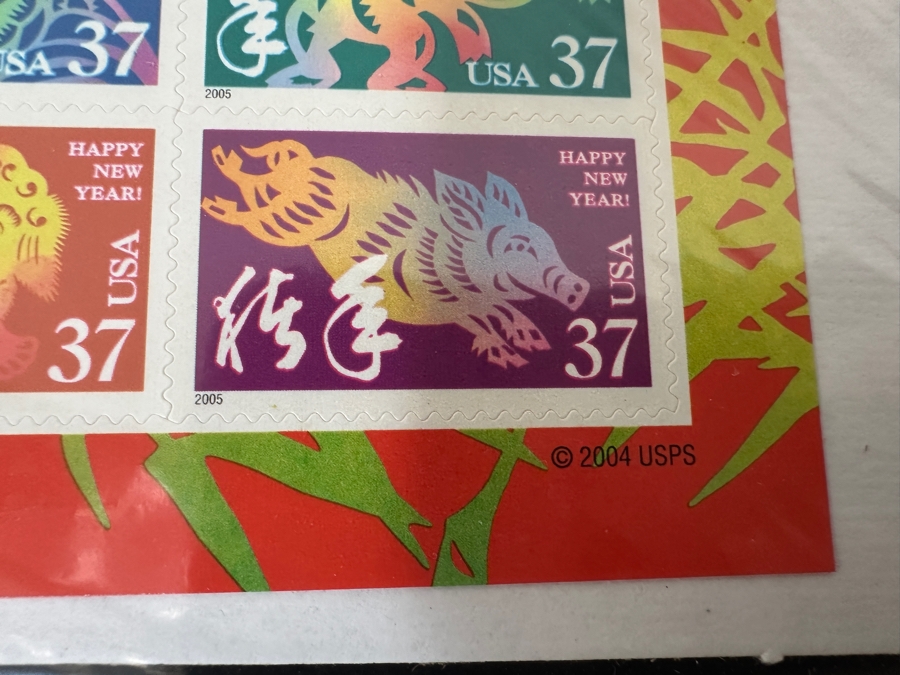 Just Added - United States Mint Postage Stamps Celebrating The Chinese New Year 22 Sheets / 440 Stamps $150+ Postage Value [Photo 4]