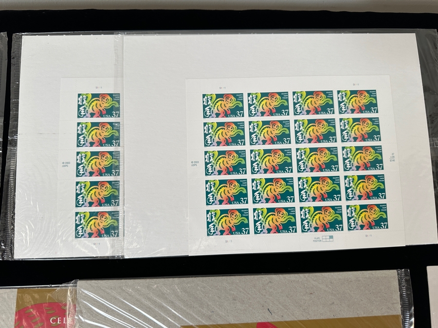 Just Added - United States Mint Postage Stamps Celebrating The Chinese New Year 22 Sheets / 440 Stamps $150+ Postage Value [Photo 5]