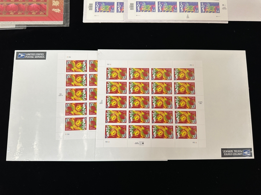 Just Added - United States Mint Postage Stamps Celebrating The Chinese New Year 22 Sheets / 440 Stamps $150+ Postage Value [Photo 22]