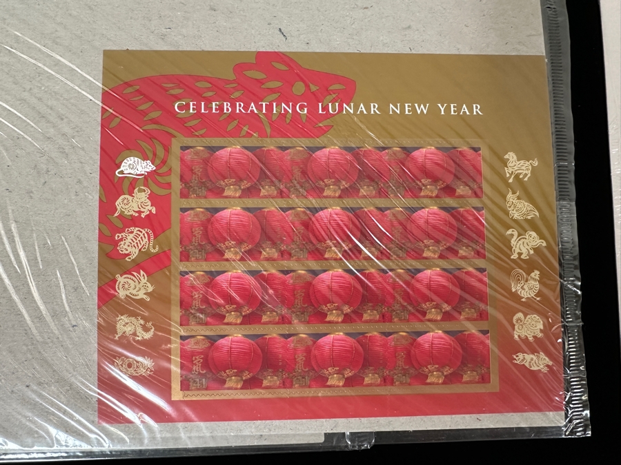Just Added - United States Mint Postage Stamps Celebrating The Chinese New Year 22 Sheets / 440 Stamps $150+ Postage Value [Photo 13]