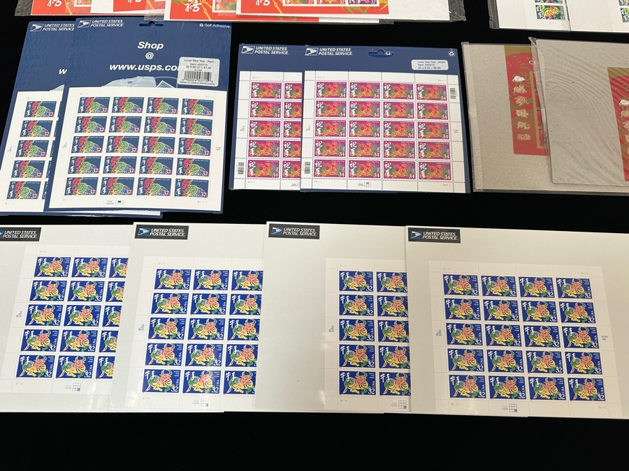 Just Added - United States Mint Postage Stamps Celebrating The Chinese New Year 22 Sheets / 440 Stamps $150+ Postage Value [Photo 19]