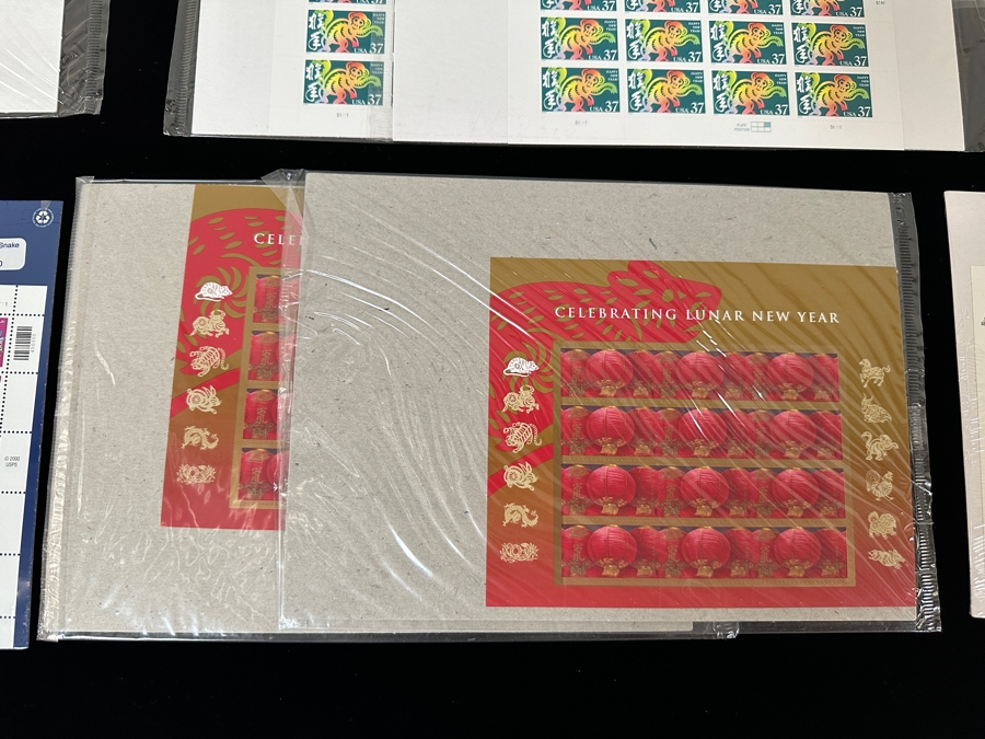 Just Added - United States Mint Postage Stamps Celebrating The Chinese New Year 22 Sheets / 440 Stamps $150+ Postage Value [Photo 12]