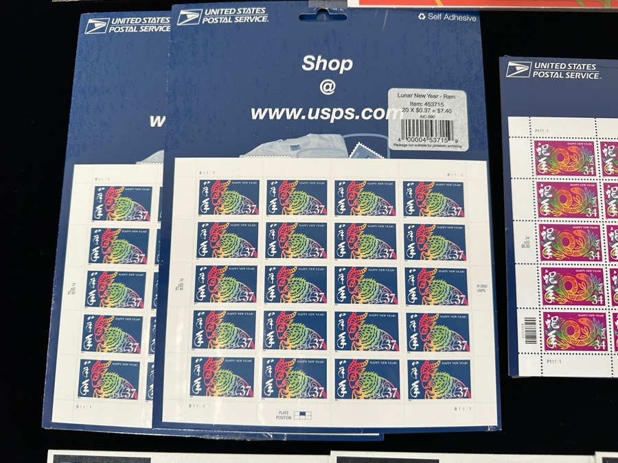 Just Added - United States Mint Postage Stamps Celebrating The Chinese New Year 22 Sheets / 440 Stamps $150+ Postage Value [Photo 17]