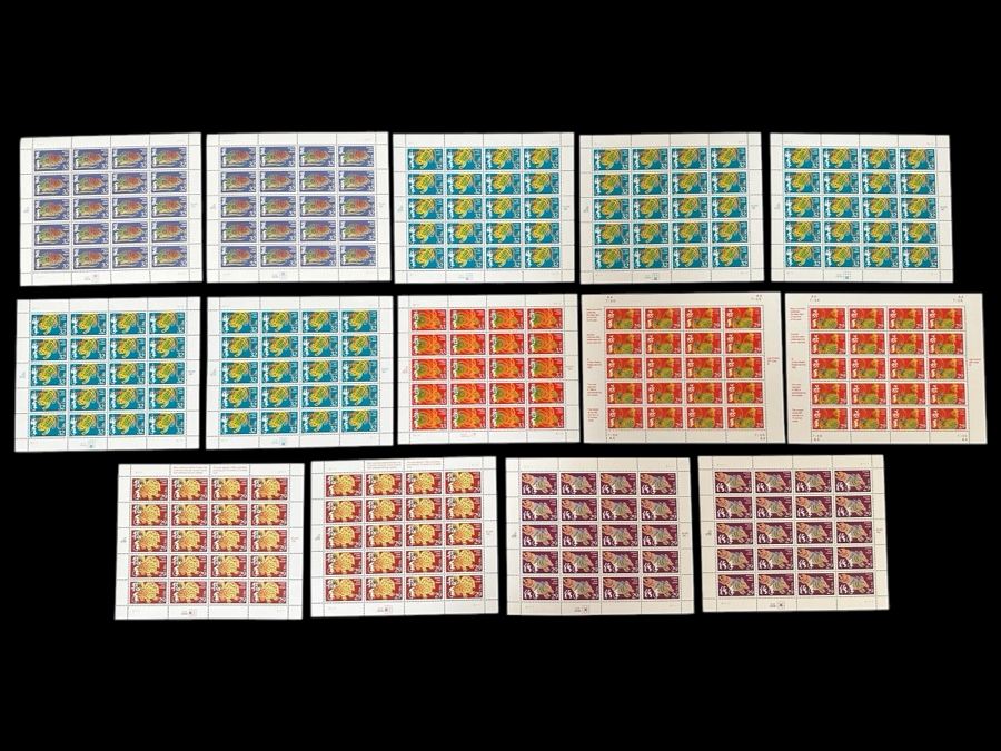 Just Added - United States Mint Postage Stamps Celebrating The Chinese New Year 14 Sheets / 280 Stamps $87.80 Postage Value [Photo 1]