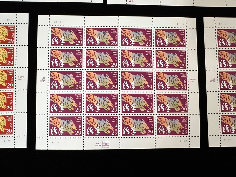 Just Added - United States Mint Postage Stamps Celebrating The Chinese New Year 14 Sheets / 280 Stamps $87.80 Postage Value [Photo 11]