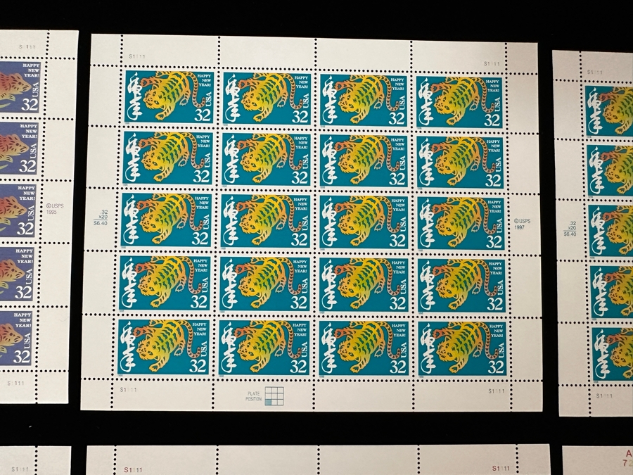 Just Added - United States Mint Postage Stamps Celebrating The Chinese New Year 14 Sheets / 280 Stamps $87.80 Postage Value [Photo 4]