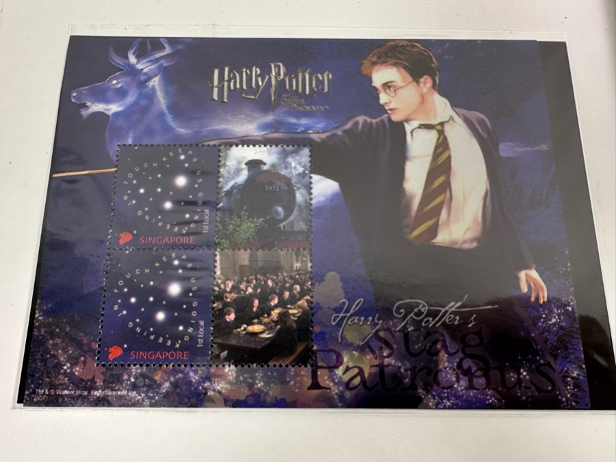 Mint Harry Potter Stamp Collection From Singapore [Photo 4]