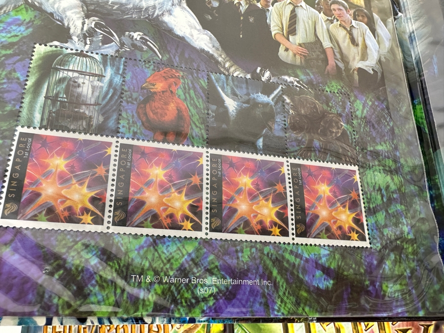 Mint Harry Potter Stamp Collection From Singapore [Photo 7]