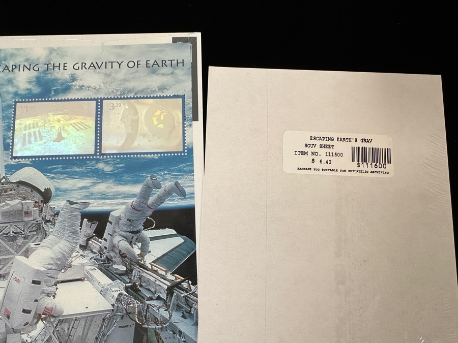 Mint US Postage Stamp Collection Celebrating US Space Achievement And Exploration From The World Stamp Expo 2000 [Photo 14]