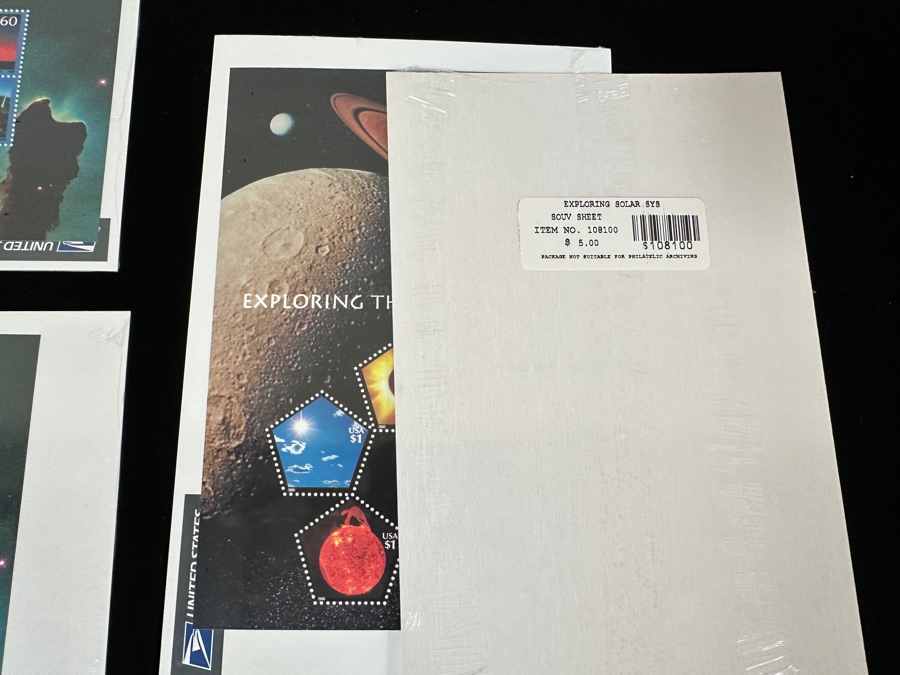 Mint US Postage Stamp Collection Celebrating US Space Achievement And Exploration From The World Stamp Expo 2000 [Photo 16]