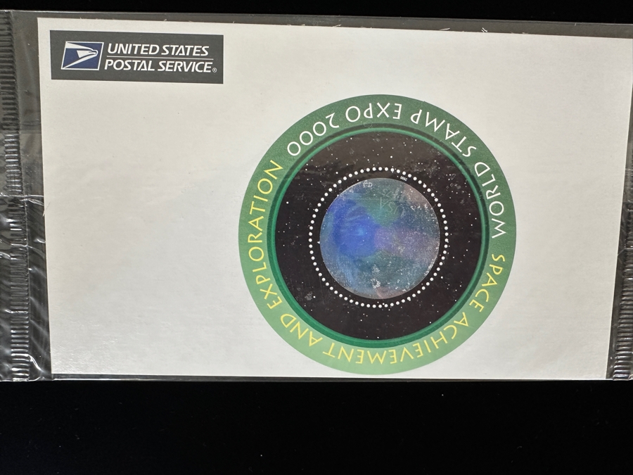 Mint US Postage Stamp Collection Celebrating US Space Achievement And Exploration From The World Stamp Expo 2000 [Photo 2]