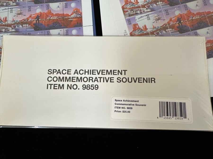 Mint US Postage Stamp Collection Celebrating US Space Achievement And Exploration From The World Stamp Expo 2000 [Photo 12]