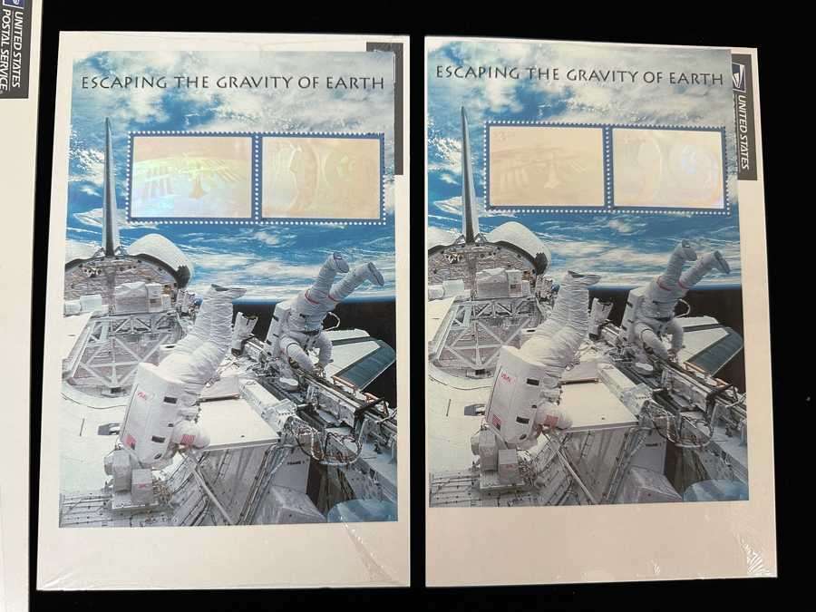 Mint US Postage Stamp Collection Celebrating US Space Achievement And Exploration From The World Stamp Expo 2000 [Photo 4]