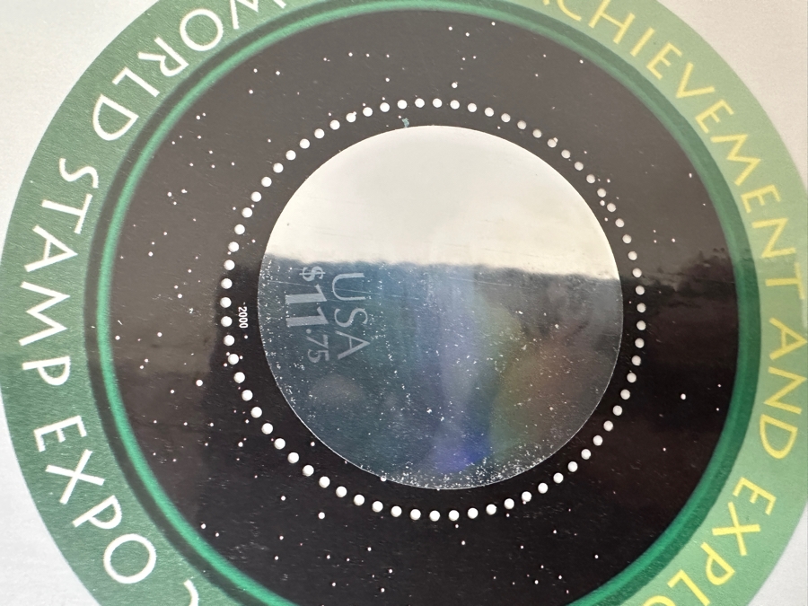 Mint US Postage Stamp Collection Celebrating US Space Achievement And Exploration From The World Stamp Expo 2000 [Photo 3]