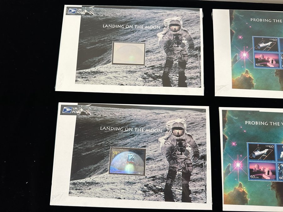 Mint US Postage Stamp Collection Celebrating US Space Achievement And Exploration From The World Stamp Expo 2000 [Photo 7]