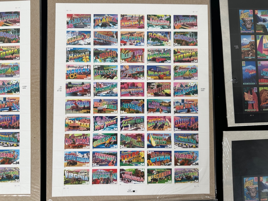 Just Added - US Mint Postage Stamps: States Stamps, Wonders Of America, Pacific 1997 San Francisco, CA Franklin & Washington Souvenir Sheets & Washington 2006 World Philatelic Exhibition $134 Postage Value [Photo 2]