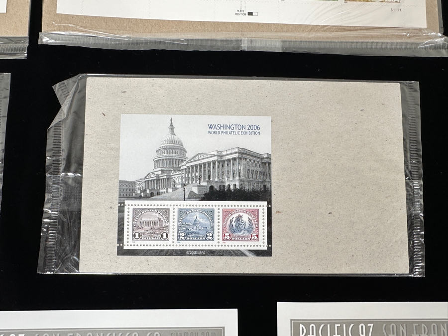 Just Added - US Mint Postage Stamps: States Stamps, Wonders Of America, Pacific 1997 San Francisco, CA Franklin & Washington Souvenir Sheets & Washington 2006 World Philatelic Exhibition $134 Postage Value [Photo 8]