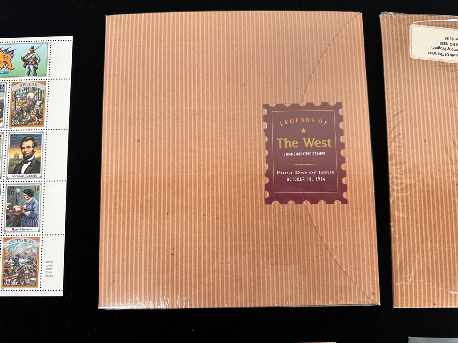 Just Added - United States Mint Postage Stamps: Legends of The West Commemorative Stamps & Civil War Stamps [Photo 3]
