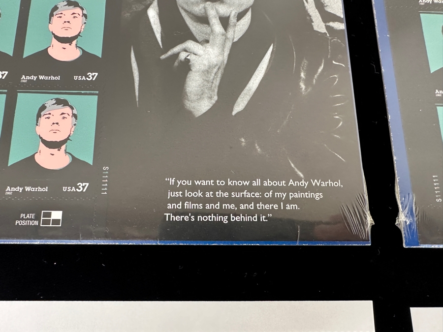 United States Mint Postage Stamp Sheets: (2) Andy Warhol Stamp Sheets And (2) Alexander Calder Stamp Sheets [Photo 4]