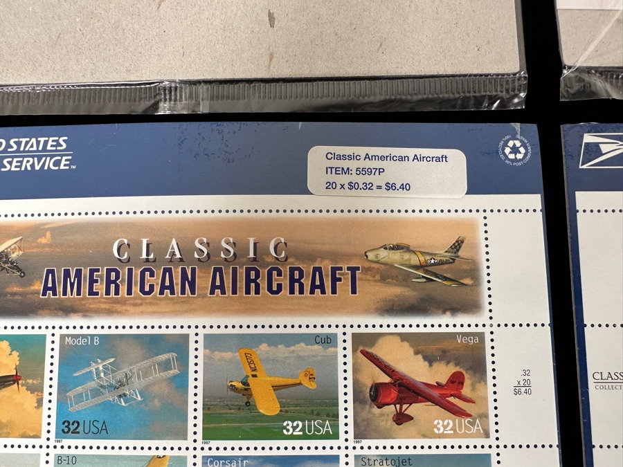 US Mint Postage Stamps Aviation Aircraft $35 Postage Value [Photo 3]