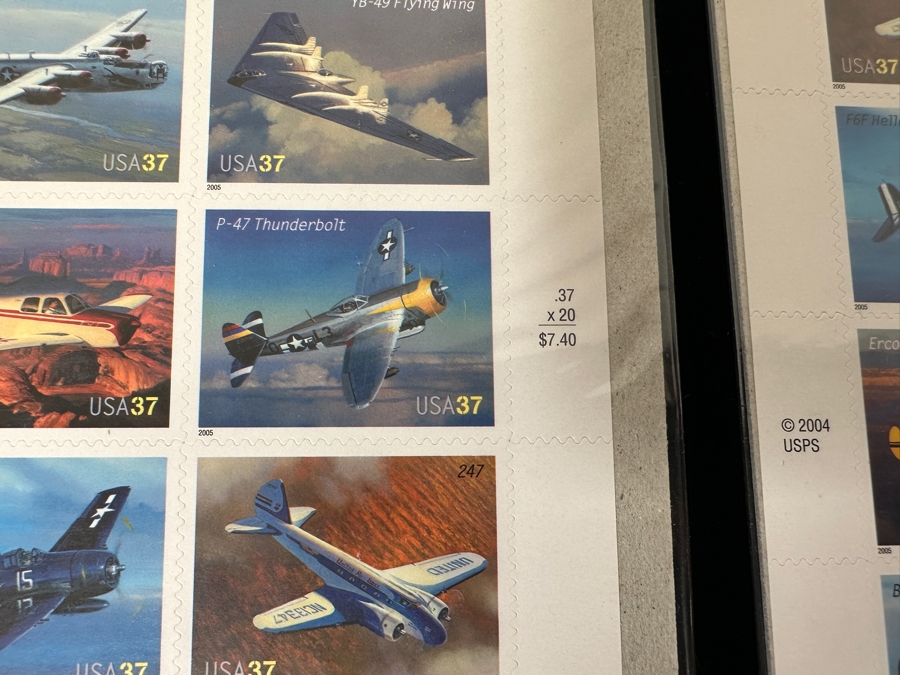 US Mint Postage Stamps Aviation Aircraft $35 Postage Value [Photo 6]