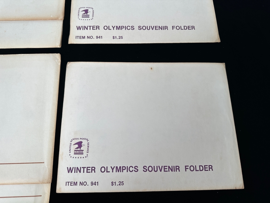 United Stamps Commemorative Stamps Sets: 2 X 1980, 2 X 1981, 2 X 1982, 2 X 1983, 2 X 1984, 2 X 1986, 2 X 1980 Winter Olympics Souvenir Folder Item No. 941 - Total Of 14 Sets [Photo 8]