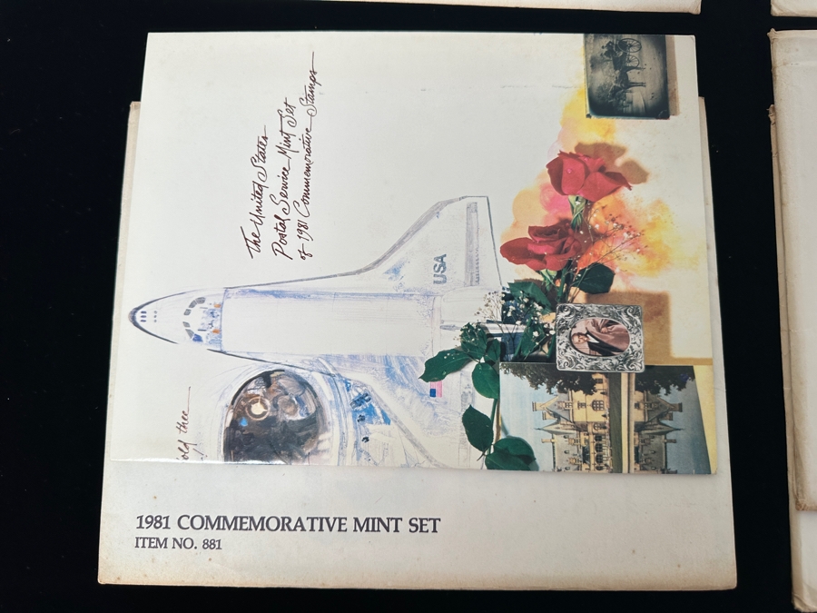 United Stamps Commemorative Stamps Sets: 2 X 1980, 2 X 1981, 2 X 1982, 2 X 1983, 2 X 1984, 2 X 1986, 2 X 1980 Winter Olympics Souvenir Folder Item No. 941 - Total Of 14 Sets [Photo 3]