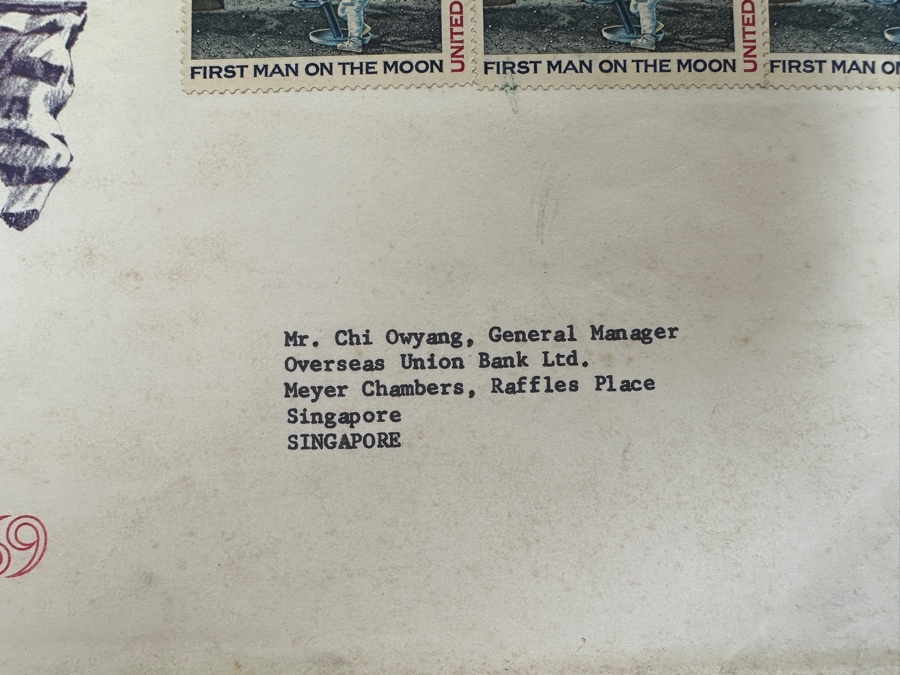 Rare July 20, 1969 First Man On The Moon United States First Day Cover [Photo 4]