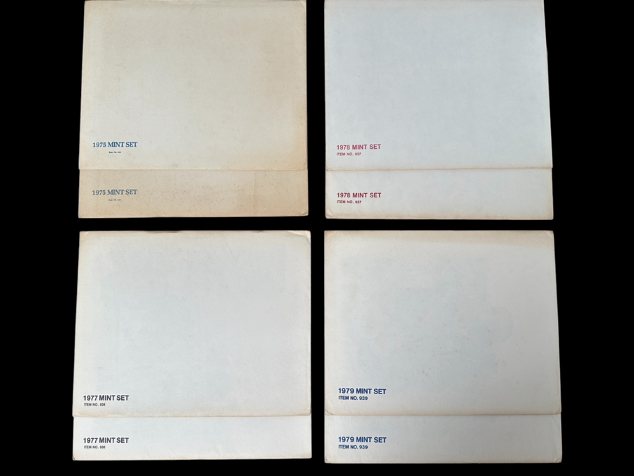 United Stamps Commemorative Stamps Sets: 2 X 1975, 2 X 1977, 2 X 1978 & 2 X 1979 - Total Of 8 Sets [Photo 1]