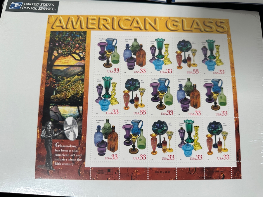 Mint US Postage Stamps American Dolls, American Glass, American Photography, American Art & American Treasures $74.30 Postage Value [Photo 8]