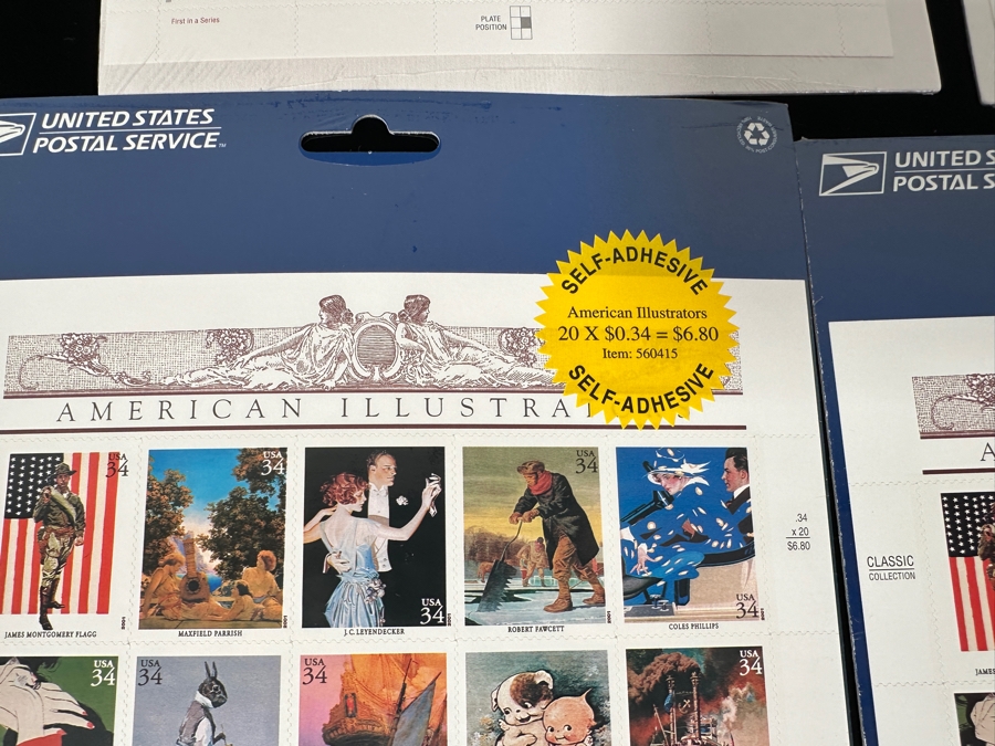 Mint US Postage Stamps American Dolls, American Glass, American Photography, American Art & American Treasures $74.30 Postage Value [Photo 5]