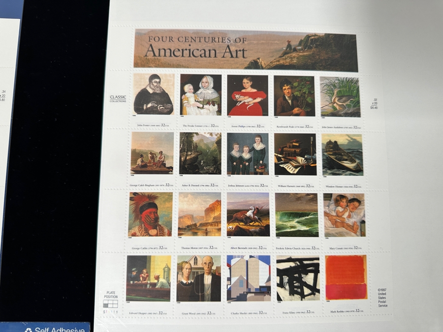 Mint US Postage Stamps American Dolls, American Glass, American Photography, American Art & American Treasures $74.30 Postage Value [Photo 6]