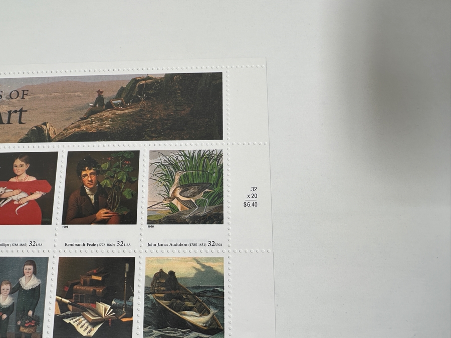 Mint US Postage Stamps American Dolls, American Glass, American Photography, American Art & American Treasures $74.30 Postage Value [Photo 7]