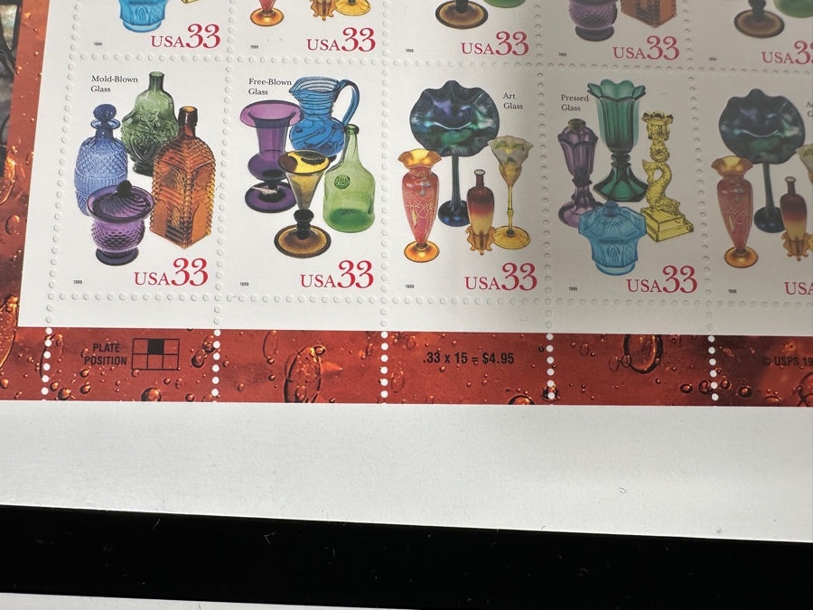 Mint US Postage Stamps American Dolls, American Glass, American Photography, American Art & American Treasures $74.30 Postage Value [Photo 9]