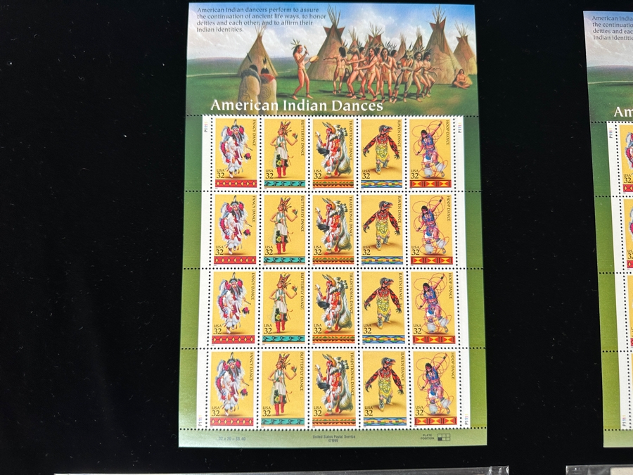 Mint US Postage Stamps Featuring American Indians [Photo 2]