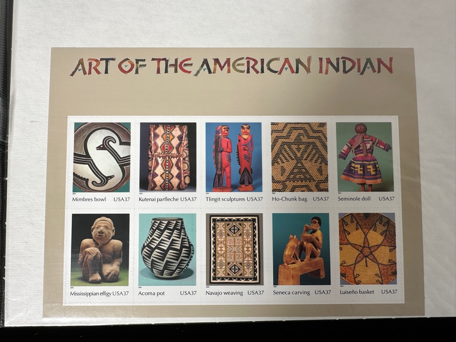 Mint US Postage Stamps Featuring American Indians [Photo 5]