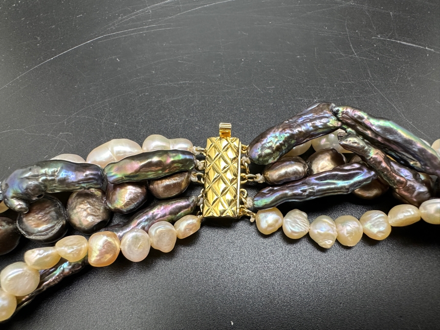 Multi-Strand 16' Pearl Necklace [Photo 5]