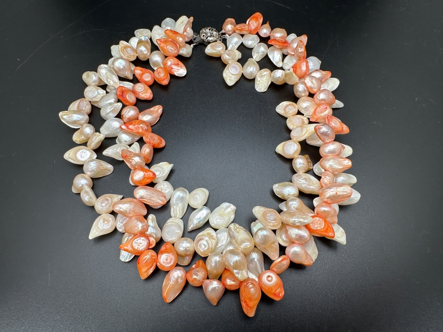 Multi-Strand 16' Pearl Necklace [Photo 3]