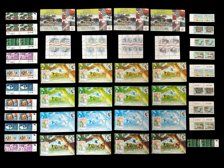 Large Collection Of Mint Chinese Hong Kong Stamps [Photo 1]