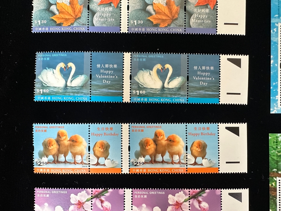 Large Collection Of Mint Chinese Hong Kong Stamps [Photo 13]