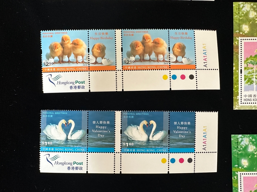 Large Collection Of Mint Chinese Hong Kong Stamps [Photo 11]