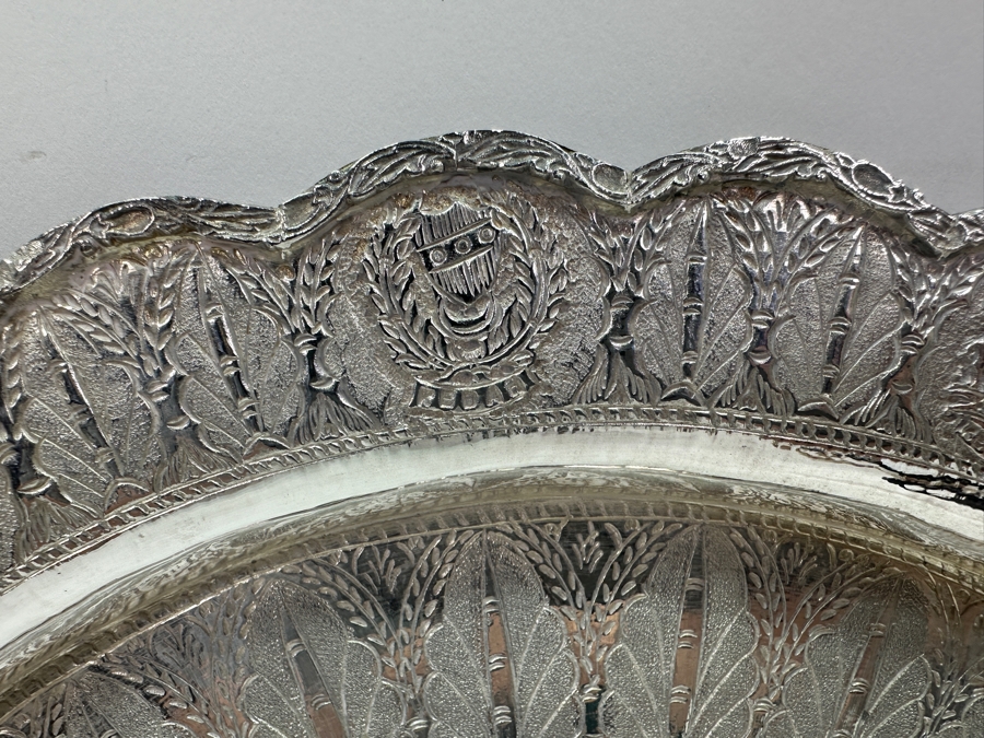 Stunning Ornate .800 Silver Tea Service Set By Mohd Salleh & Sons 1260B Malaysia 1,469g (80% Silver - Silver Melt Value $1,242) [Photo 10]