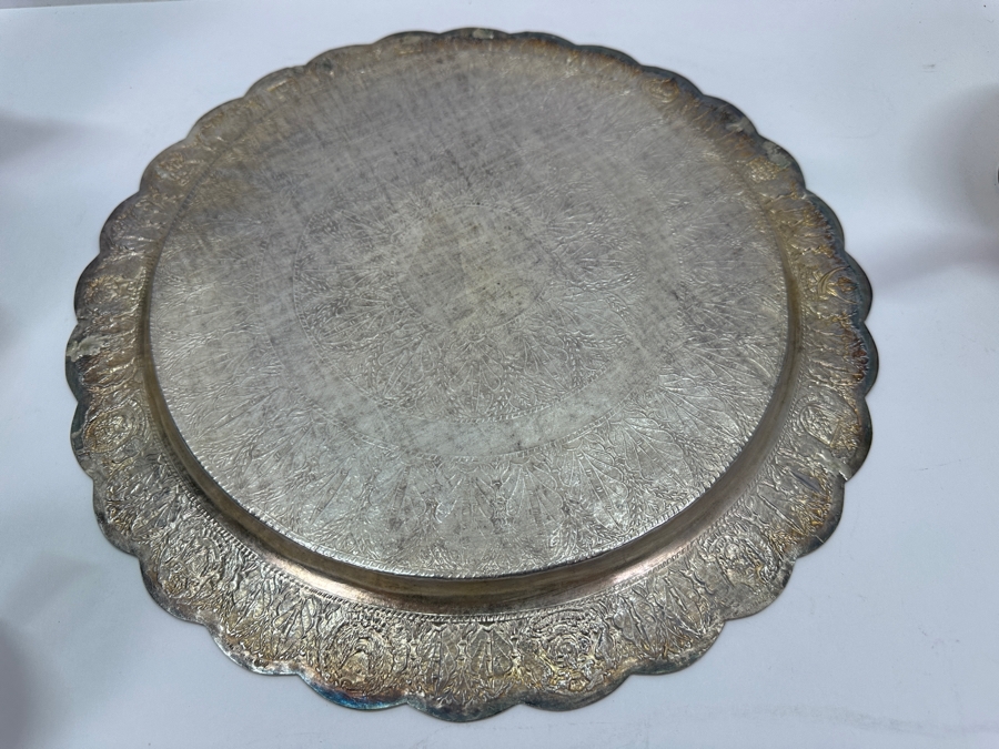 Stunning Ornate .800 Silver Tea Service Set By Mohd Salleh & Sons 1260B Malaysia 1,469g (80% Silver - Silver Melt Value $1,242) [Photo 12]